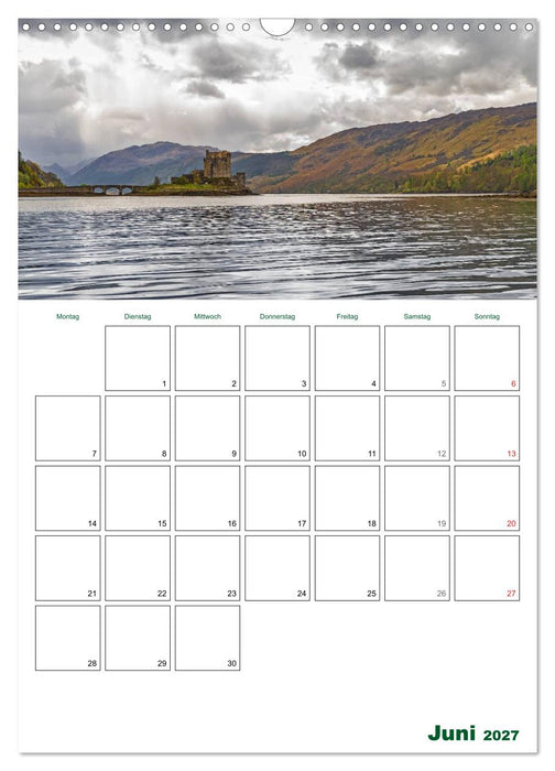 Schottland Entdeckungstour (CALVENDO Wandkalender 2027)