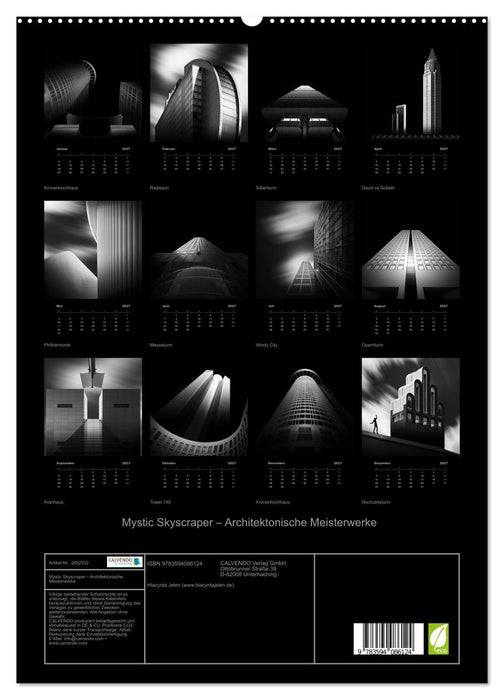 Mystic Skyscraper – Architektonische Meisterwerke (CALVENDO Premium Wandkalender 2027)