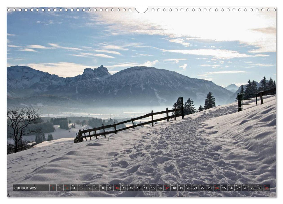 Ein Jahr im Allgäu (CALVENDO Wandkalender 2027)
