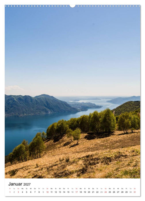 Lago Maggiore - Das Westufer (CALVENDO Wandkalender 2027)