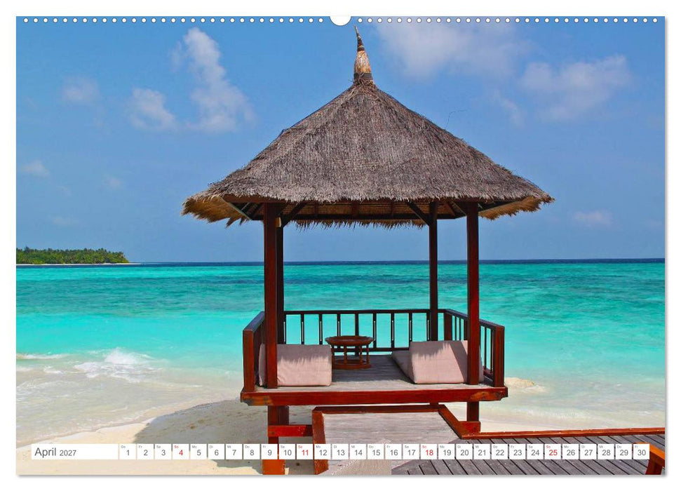 Malediven - Traumstrände im Paradies (CALVENDO Premium Wandkalender 2027)