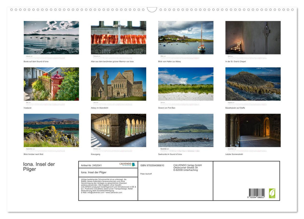 Iona. Insel der Pilger (CALVENDO Wandkalender 2027)