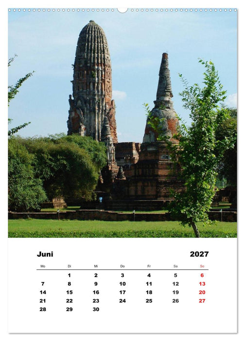 Thailand - Eine kleine Rundreise (CALVENDO Premium Wandkalender 2027)