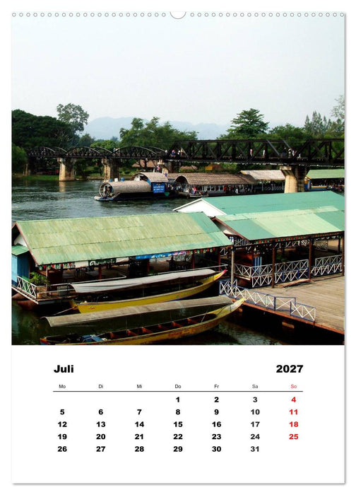Thailand - Eine kleine Rundreise (CALVENDO Premium Wandkalender 2027)