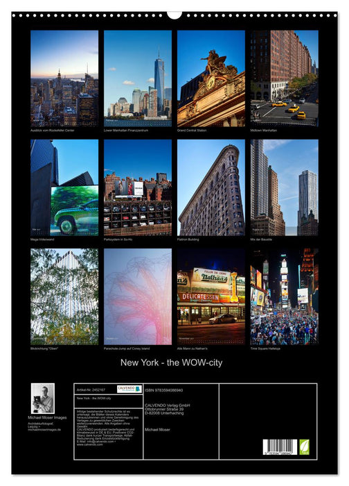 New York - the WOW-city (CALVENDO Wandkalender 2027)