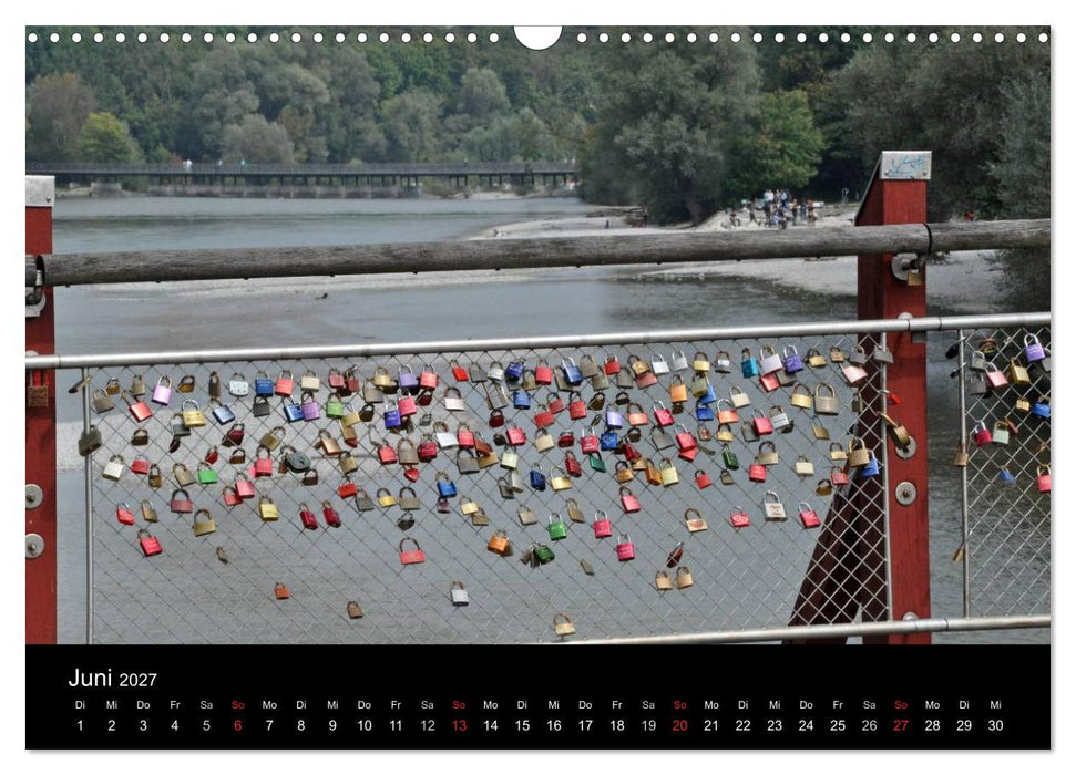 Die Isar - Von Scharnitz bis München (CALVENDO Wandkalender 2027)