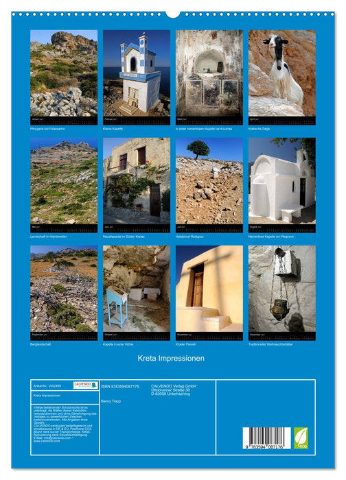 Kreta Impressionen (CALVENDO Premium Wandkalender 2027)