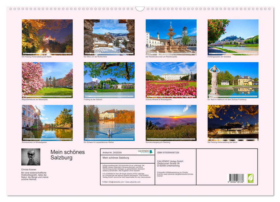 Mein schönes Salzburg (CALVENDO Wandkalender 2027)