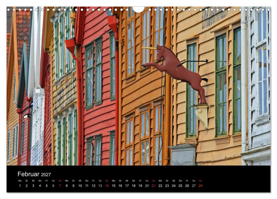 Hurtigruten - Entlang der norwegischen Küste (CALVENDO Wandkalender 2027)
