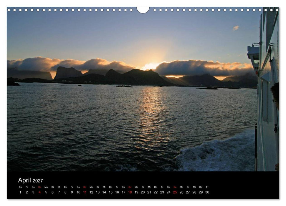 Hurtigruten - Entlang der norwegischen Küste (CALVENDO Wandkalender 2027)
