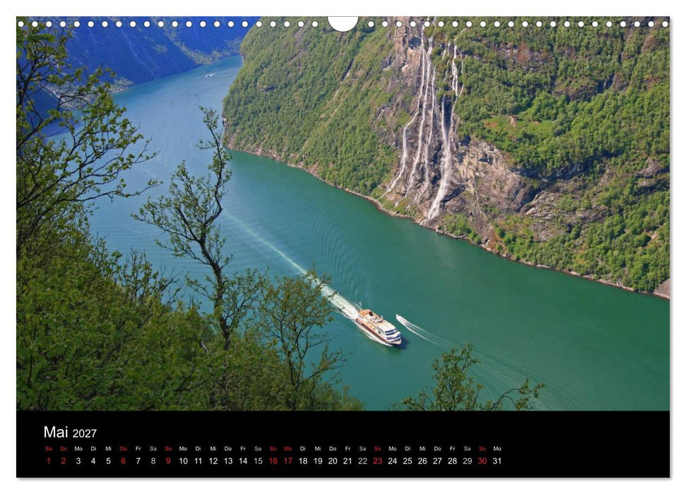 Hurtigruten - Entlang der norwegischen Küste (CALVENDO Wandkalender 2027)