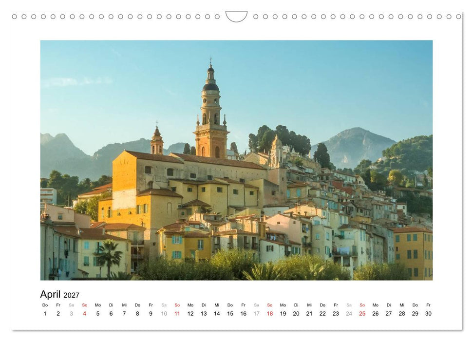 Cote d'Azur - Im Licht der blauen Küste (CALVENDO Wandkalender 2027)