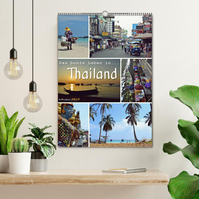 Das bunte Leben in Thailand (CALVENDO Wandkalender 2027)