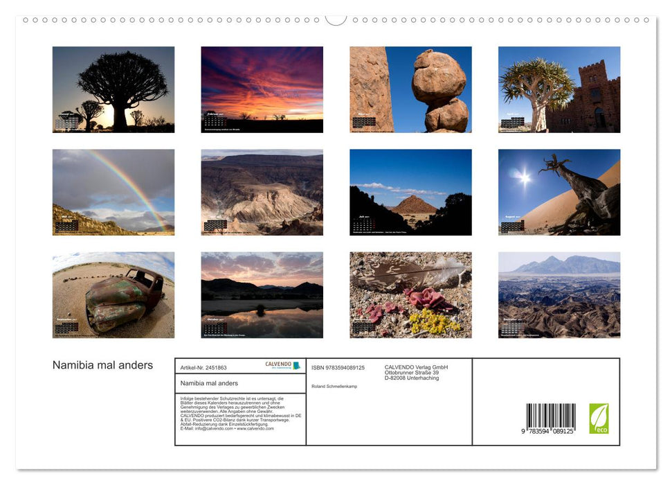 Namibia mal anders (CALVENDO Premium Wandkalender 2027)