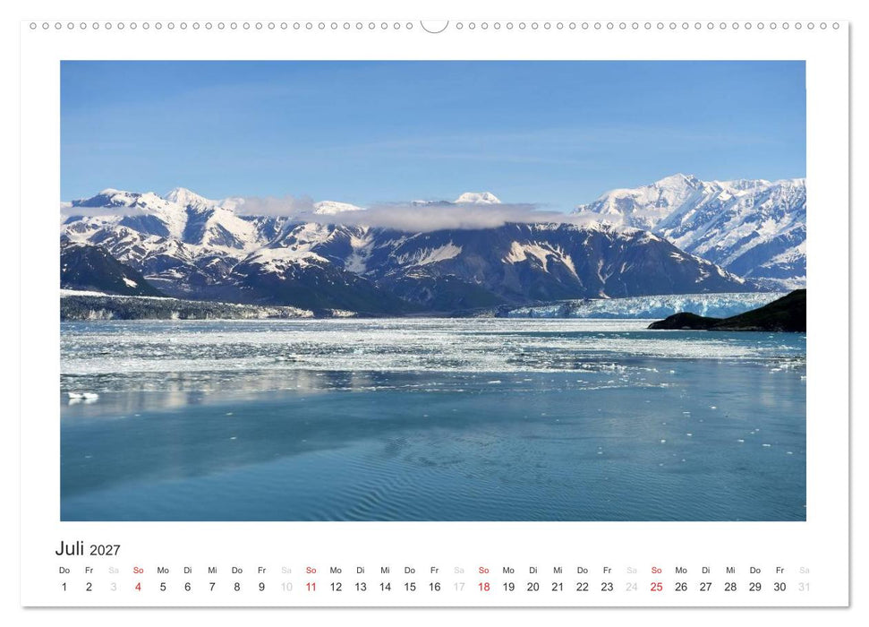 ALASKA Gletscher EIS (CALVENDO Premium Wandkalender 2027)