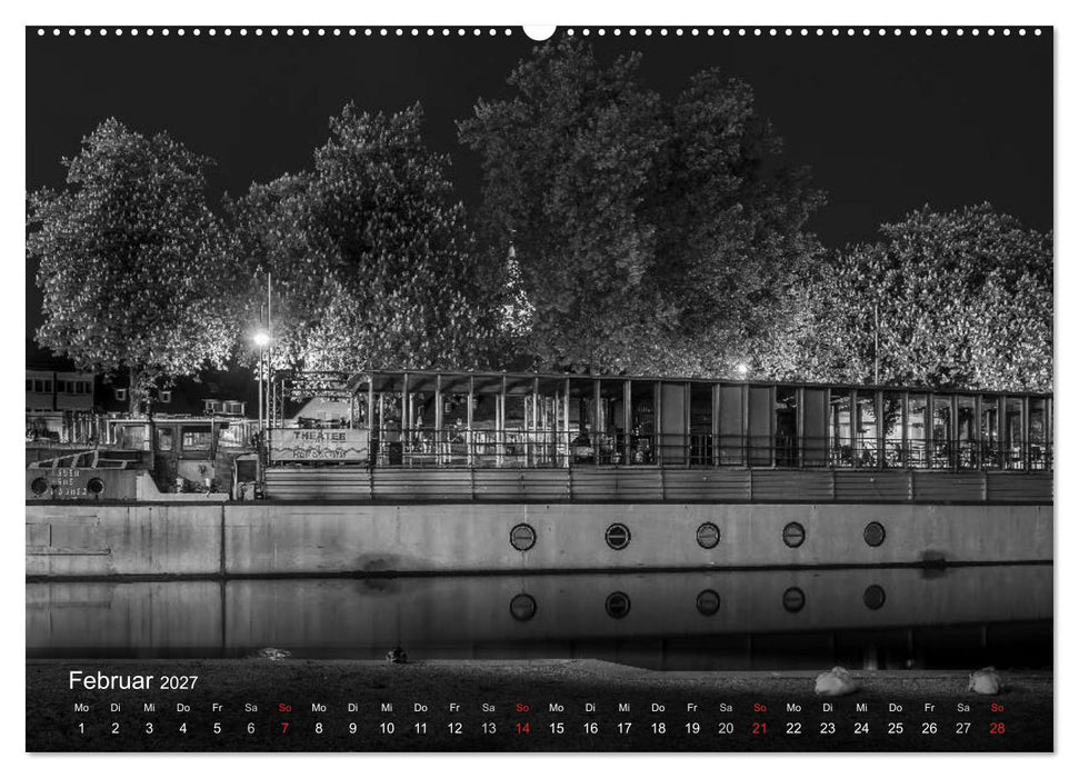Heilbronn bei Nacht (CALVENDO Wandkalender 2027)