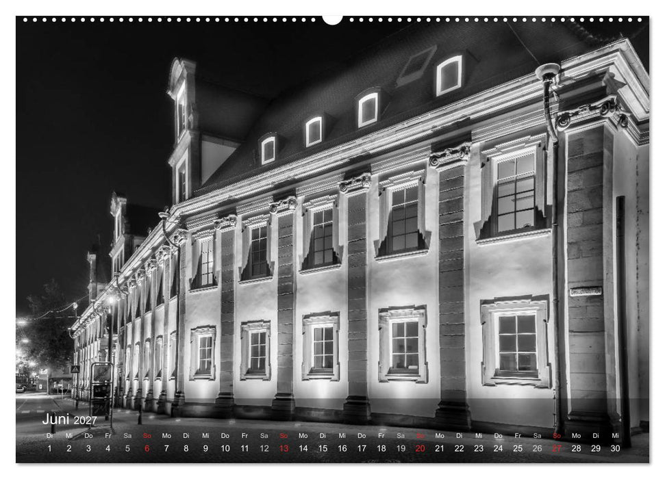 Heilbronn bei Nacht (CALVENDO Wandkalender 2027)