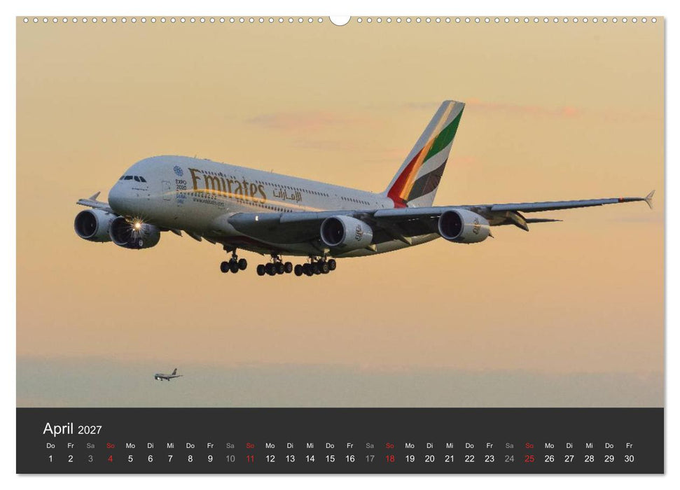 Verkehrsflugzeuge (CALVENDO Wandkalender 2027)