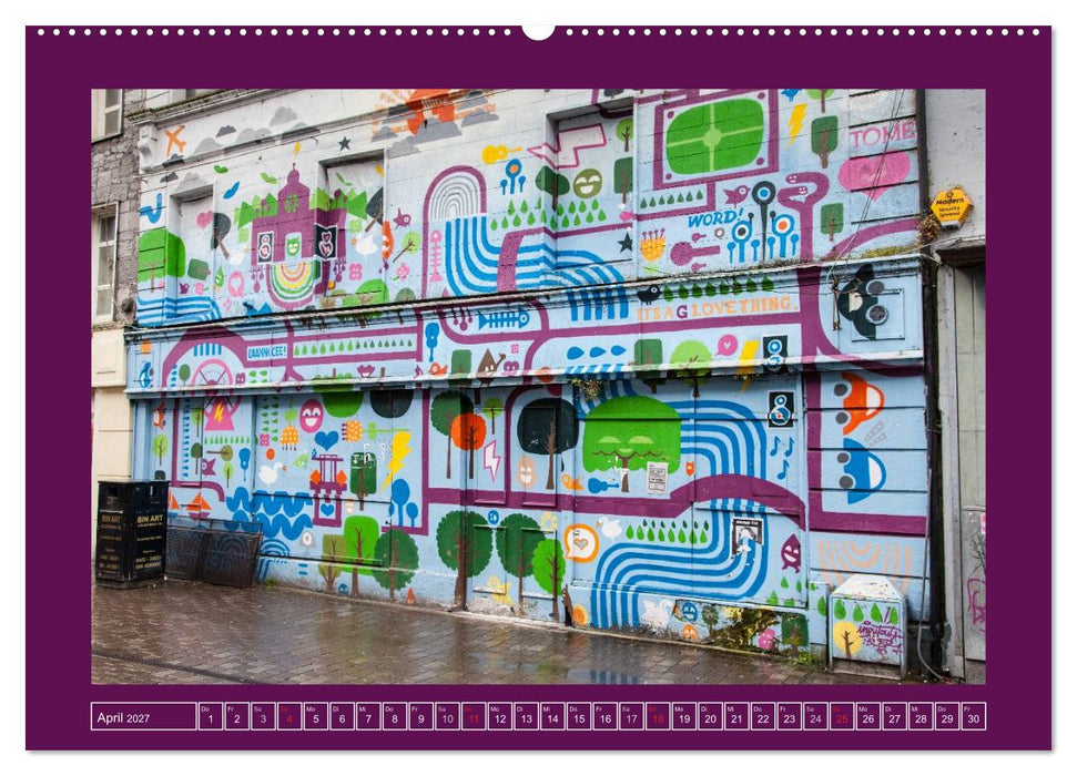 IRLAND - Die schönsten Fassadenmalereien (CALVENDO Wandkalender 2027)