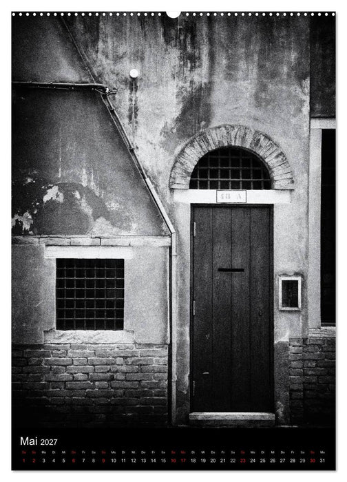 Venice Noir - Das etwas andere Venedig (CALVENDO Premium Wandkalender 2027)