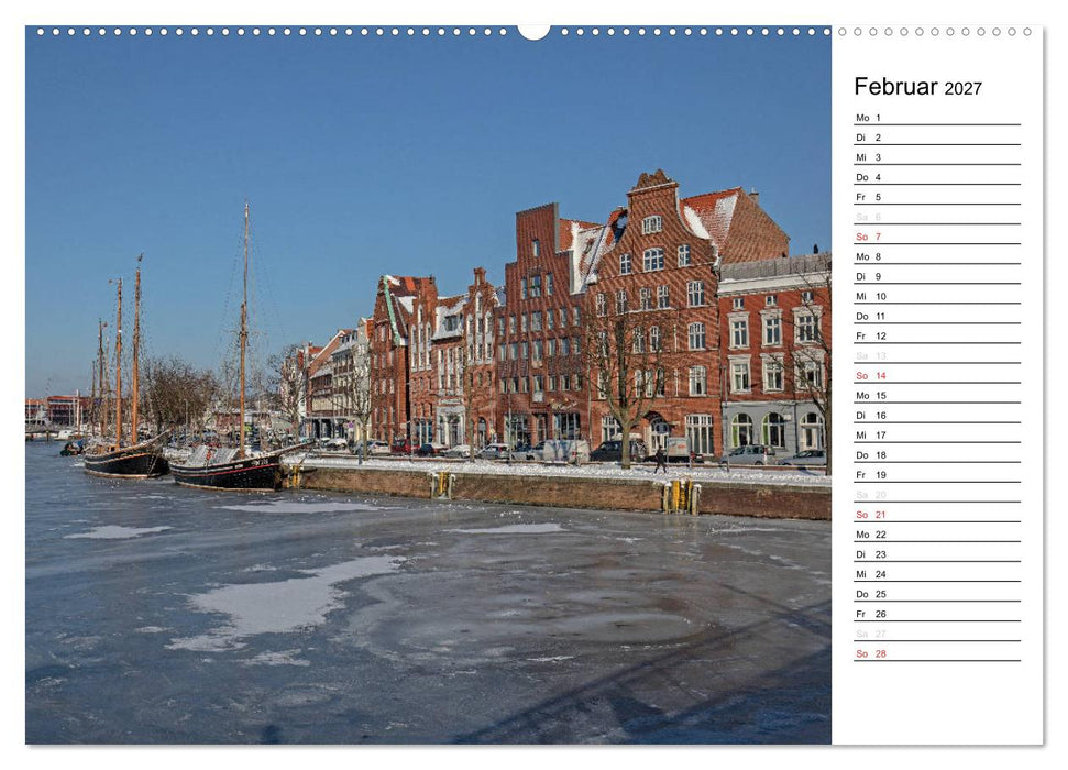 Hansestadt Lübeck / Geburtstagskalender (CALVENDO Wandkalender 2027)