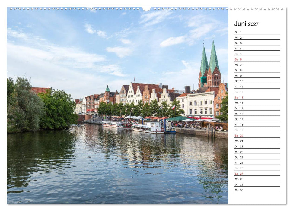 Hansestadt Lübeck / Geburtstagskalender (CALVENDO Wandkalender 2027)