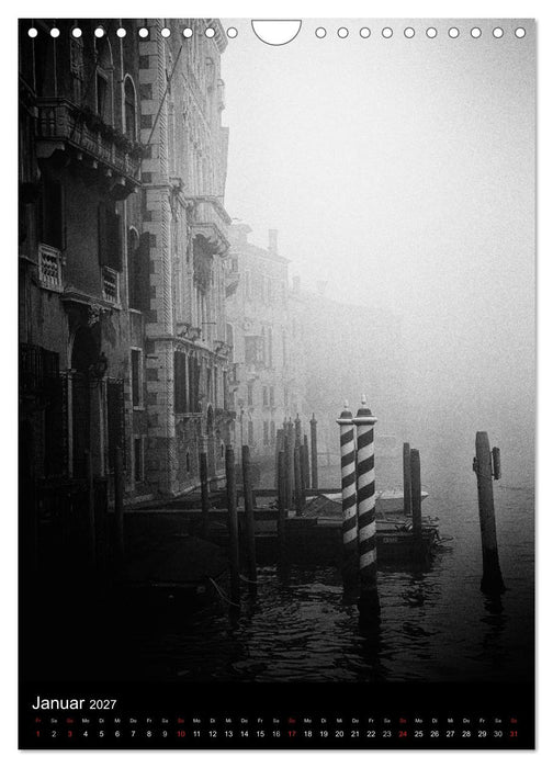 Venice Noir - Das etwas andere Venedig (CALVENDO Wandkalender 2027)