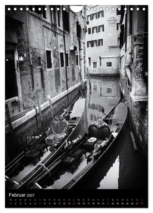 Venice Noir - Das etwas andere Venedig (CALVENDO Wandkalender 2027)