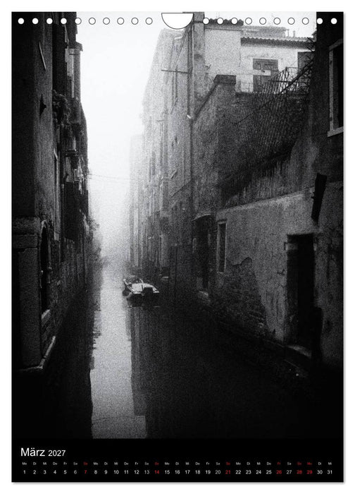 Venice Noir - Das etwas andere Venedig (CALVENDO Wandkalender 2027)
