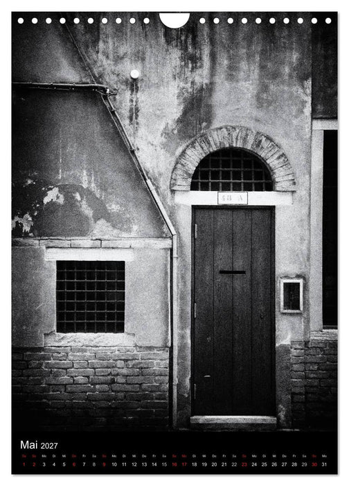 Venice Noir - Das etwas andere Venedig (CALVENDO Wandkalender 2027)