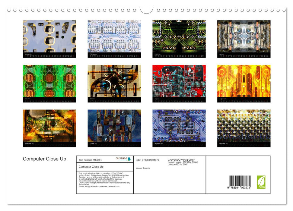 Computer Close Up (CALVENDO Monthly Calendar 2027)