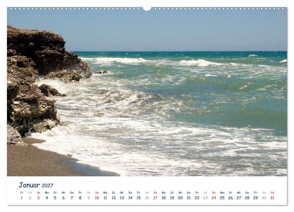 COSTA DEL SOL - Wellenspiel (CALVENDO Wandkalender 2027)
