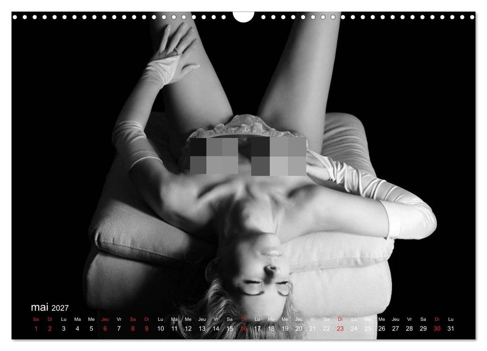 Empreinte digitale érotique – Détails particuliers de la peau (CALVENDO Calendrier mensuel 2027)