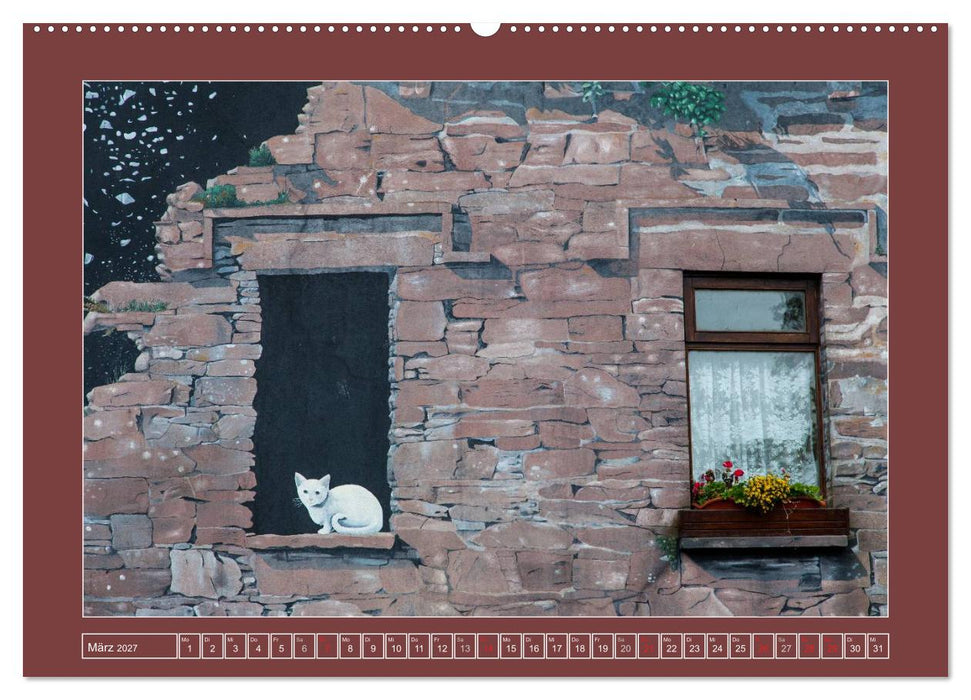 IRLAND - Die schönsten Fassadenmalereien (CALVENDO Premium Wandkalender 2027)