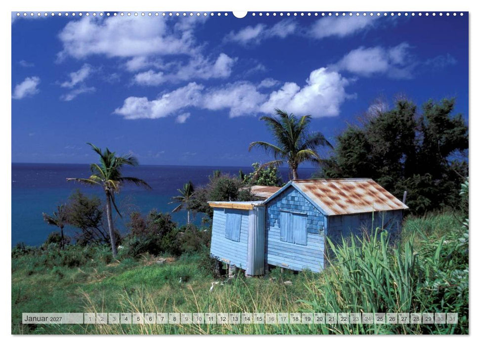 Trauminseln Karibik Christian Heeb (CALVENDO Wandkalender 2027)