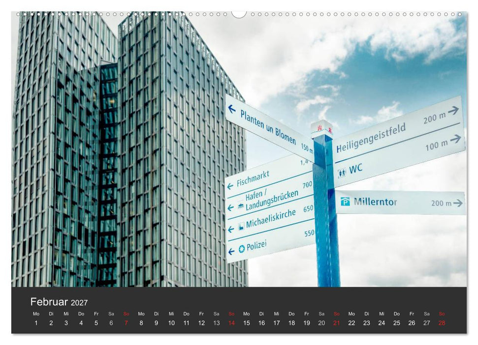 Hamburger Stadtansichten (CALVENDO Wandkalender 2027)