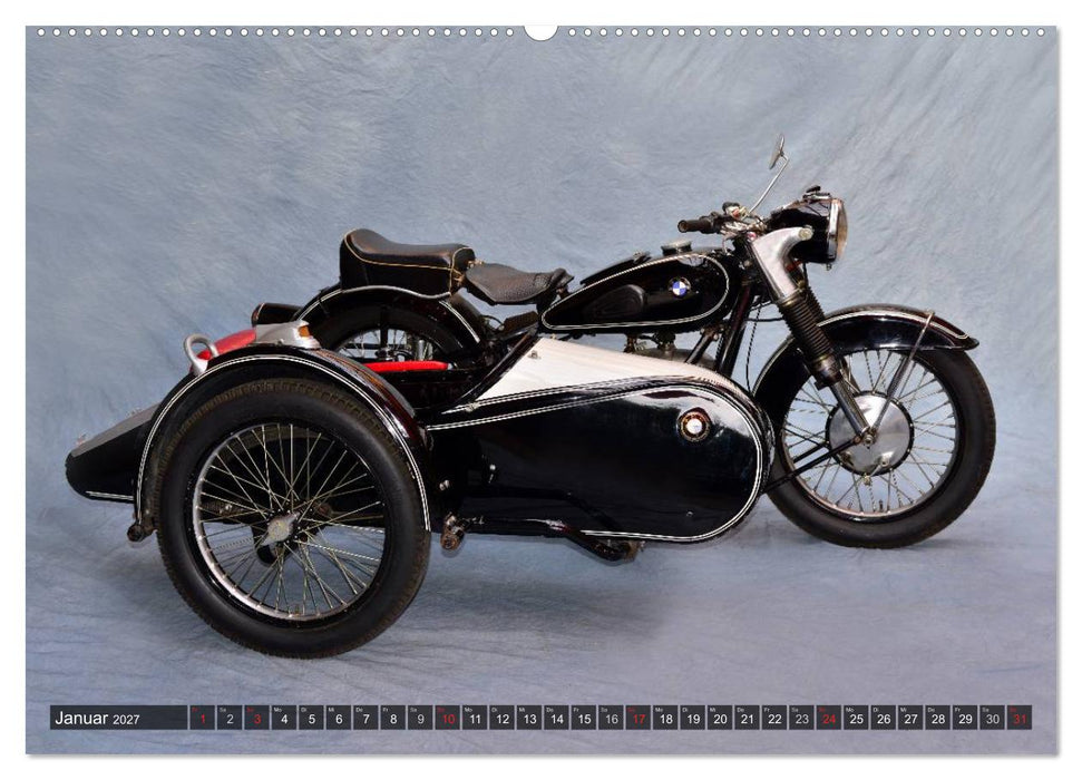 Deutsche Motorrad Oldtimer (CALVENDO Premium Wandkalender 2027)