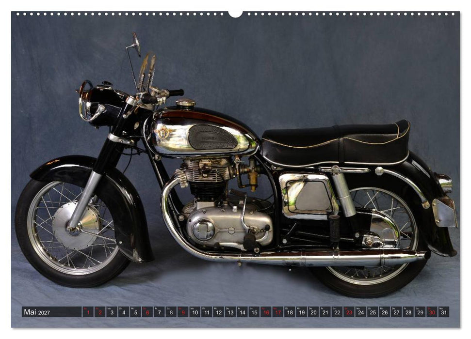 Deutsche Motorrad Oldtimer (CALVENDO Premium Wandkalender 2027)