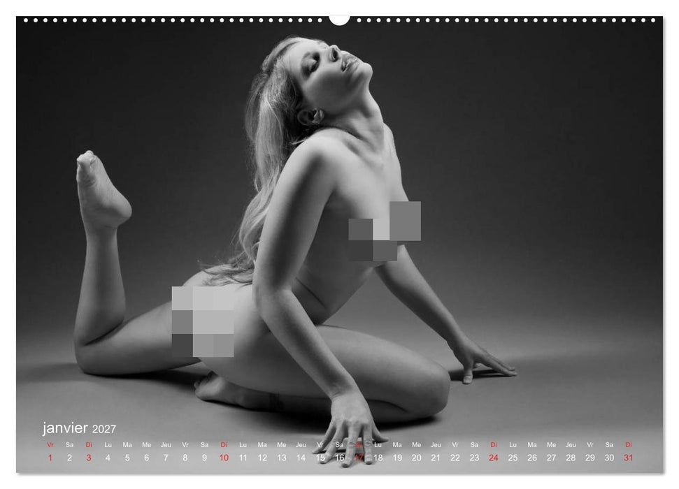 Empreinte digitale érotique – Détails particuliers de la peau (CALVENDO Calendrier supérieur 2027)