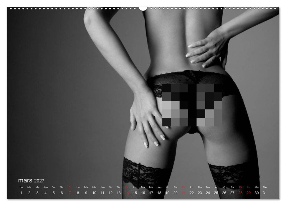 Empreinte digitale érotique – Détails particuliers de la peau (CALVENDO Calendrier supérieur 2027)