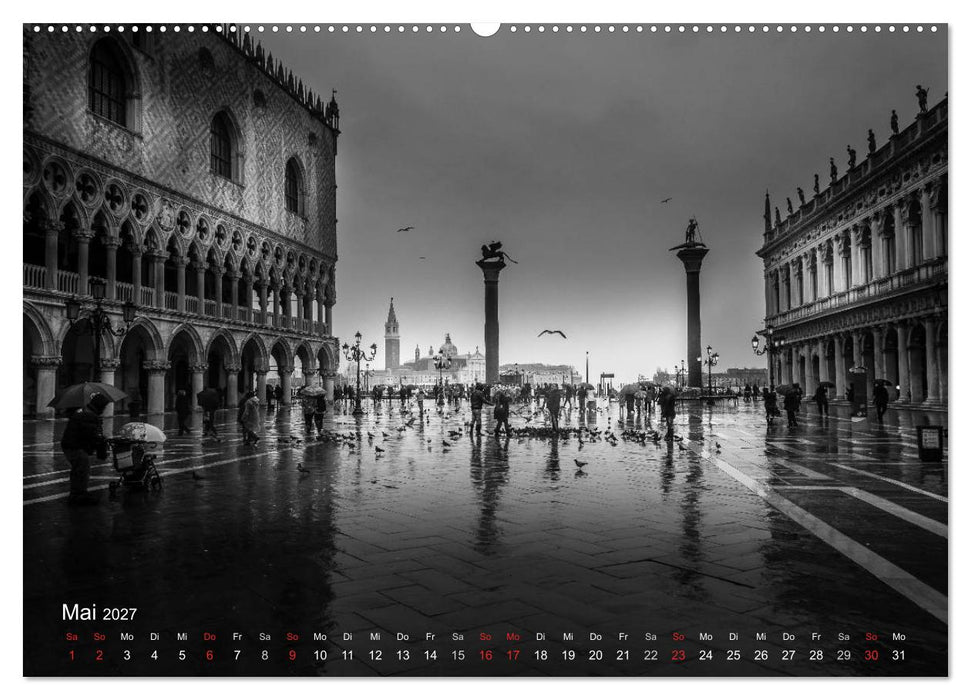Venedig - Licht und Schatten (CALVENDO Wandkalender 2027)