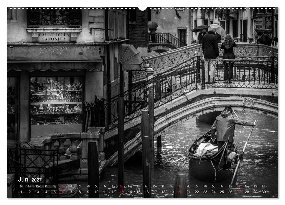 Venedig - Licht und Schatten (CALVENDO Wandkalender 2027)