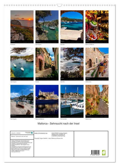 Mallorca - Sehnsucht nach der Insel (CALVENDO Wandkalender 2027)