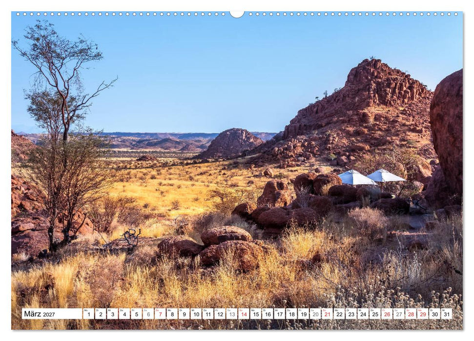 Namibia - Farben und Licht (CALVENDO Premium Wandkalender 2027)