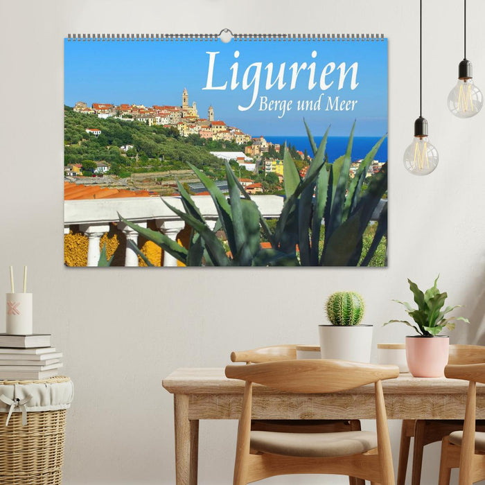 Ligurien - Berge und Meer (CALVENDO Wandkalender 2027)