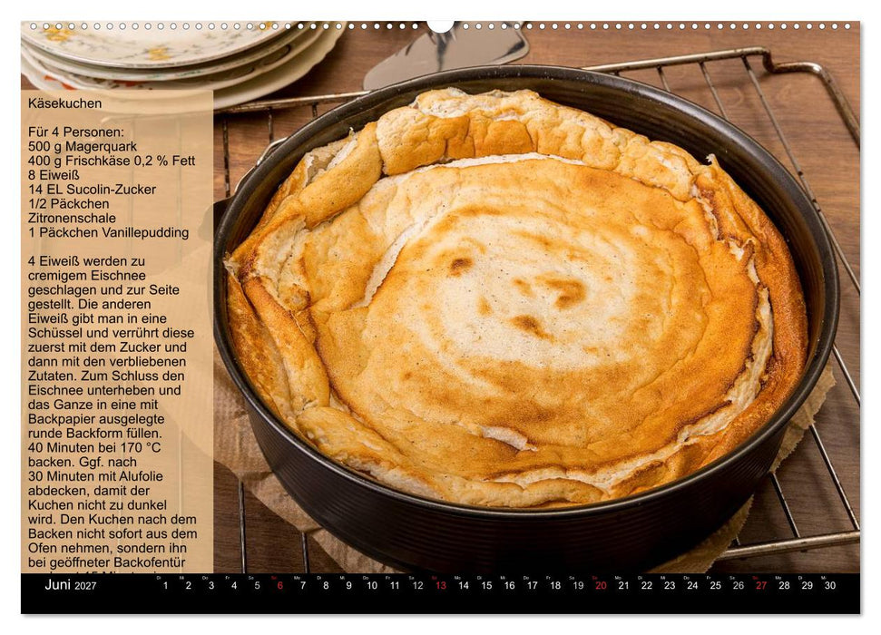 Low Carb - Leichte Rezepte für jeden Tag (CALVENDO Premium Wandkalender 2027)