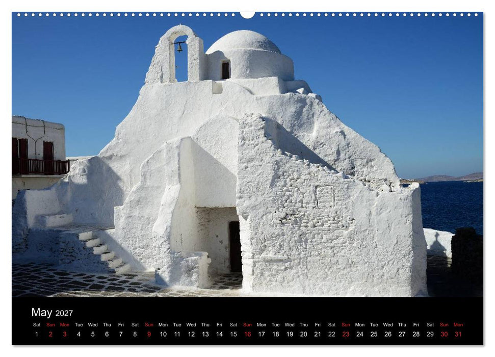 Churches and monasteries in Greece (CALVENDO Premium-Calendar 2027)