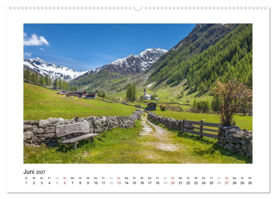 Sehnsucht nach Südtirol (CALVENDO Premium Wandkalender 2027)