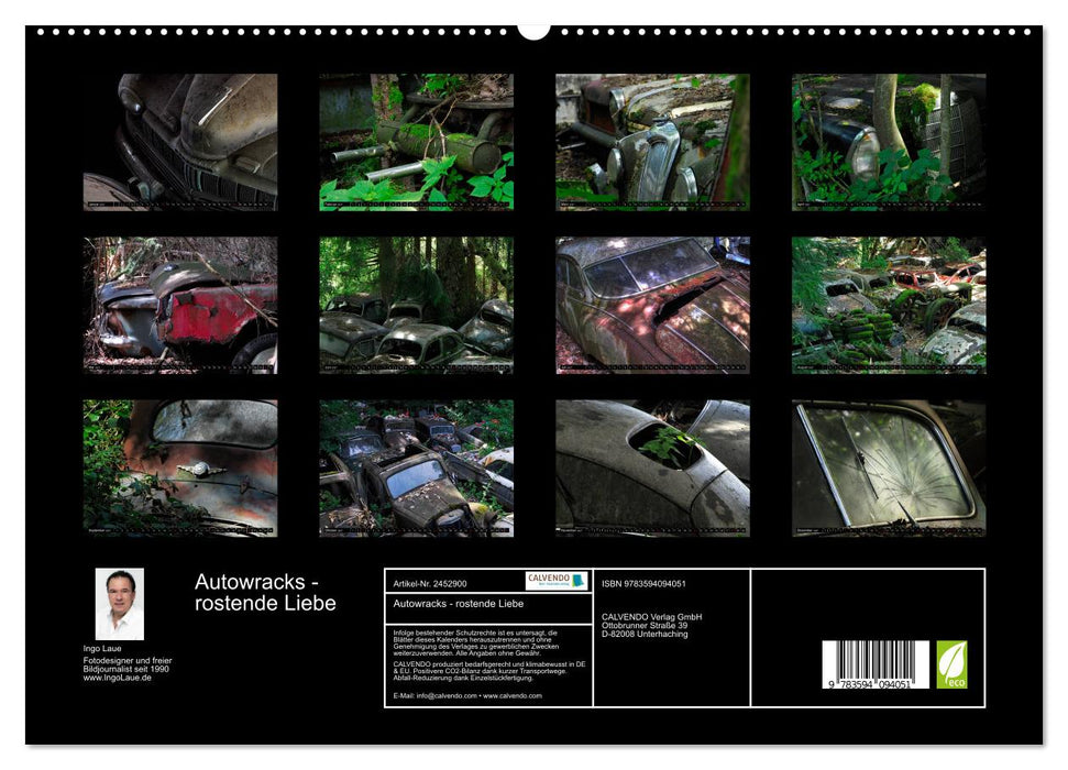 Autowracks - rostende Liebe (CALVENDO Premium Wandkalender 2027)
