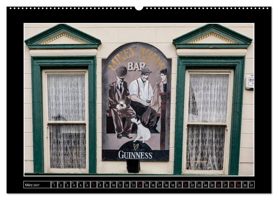 Sláinte IRLAND - Pubmalereien (CALVENDO Premium Wandkalender 2027)